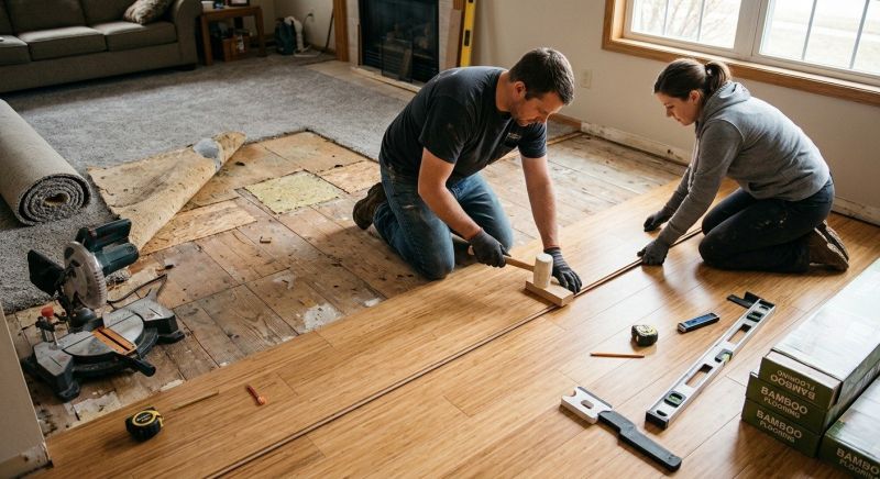 Bamboo Flooring Installation in Bowie, MD