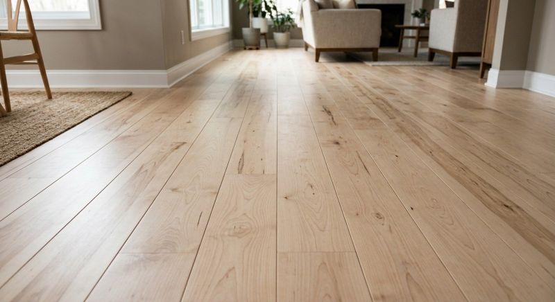 Birch Floor Installation in Bowie, MD