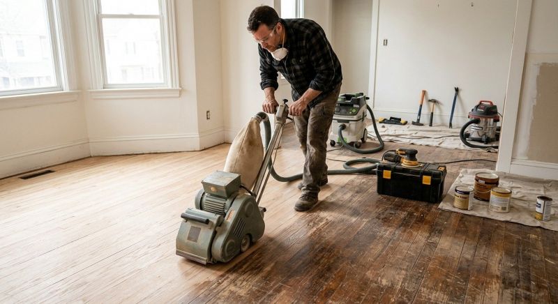 Hardwood Floor Renovation in Bowie, MD