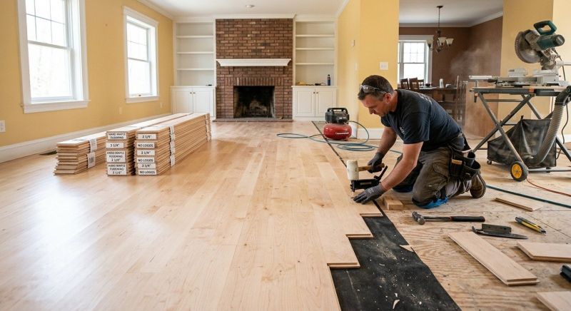 Maple Flooring Installation in Columbia, MD