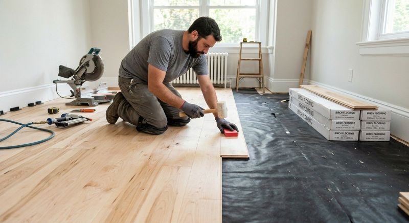 Maple Flooring Installation in Edgewater, MD