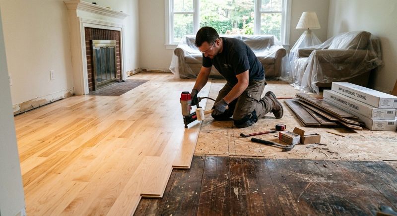 Maple Flooring Installation in Gambrills, MD