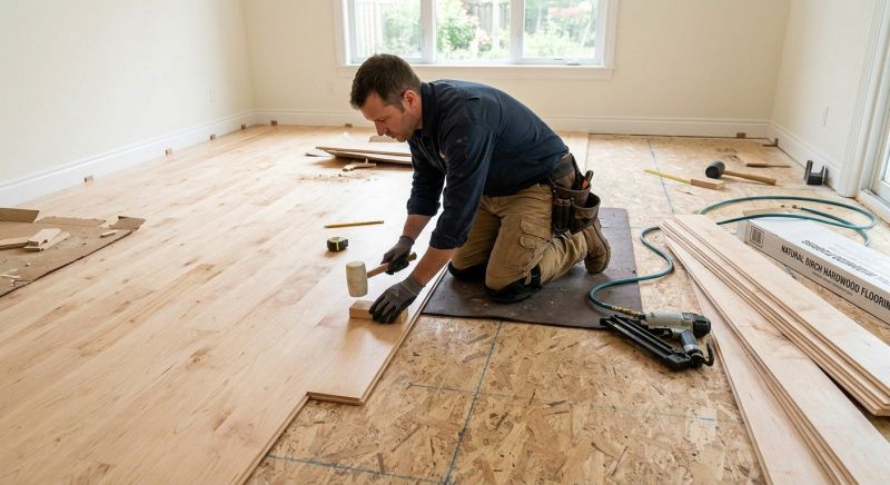 Maple Flooring Installation in Glen Burnie, MD