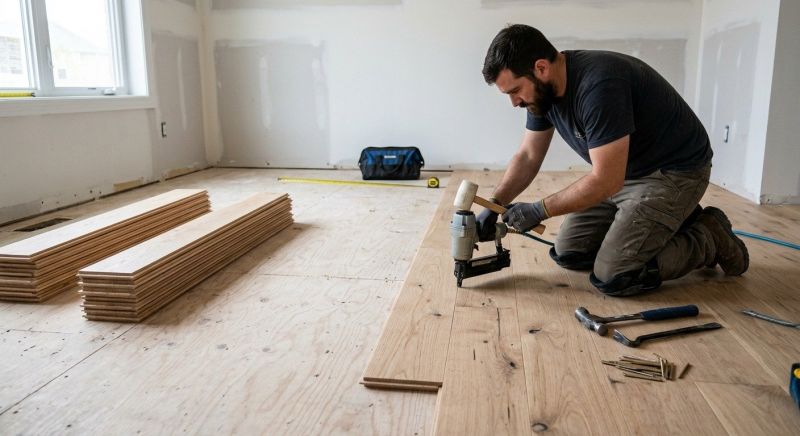 Oak Floor Installation in Beltsville, MD