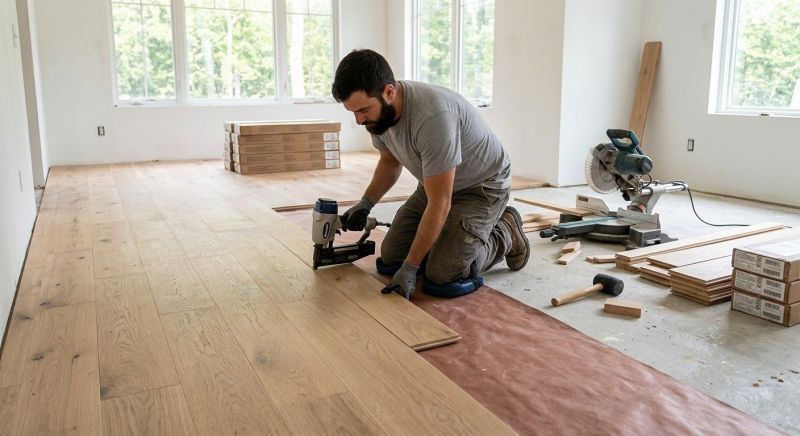 Oak Floor Installation in Cabin John, MD