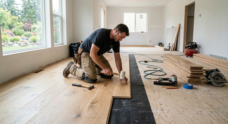 Oak Floor Installation in Crofton, MD