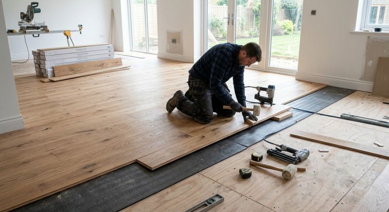 Oak Floor Installation in Elkridge, MD