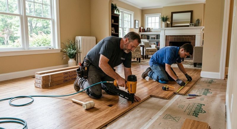 Oak Floor Installation in Fort Washington, MD