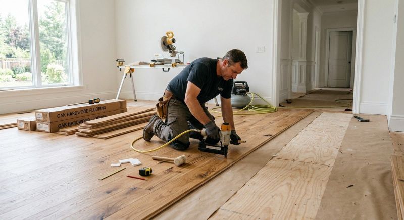 Oak Floor Installation in Greenbelt, MD