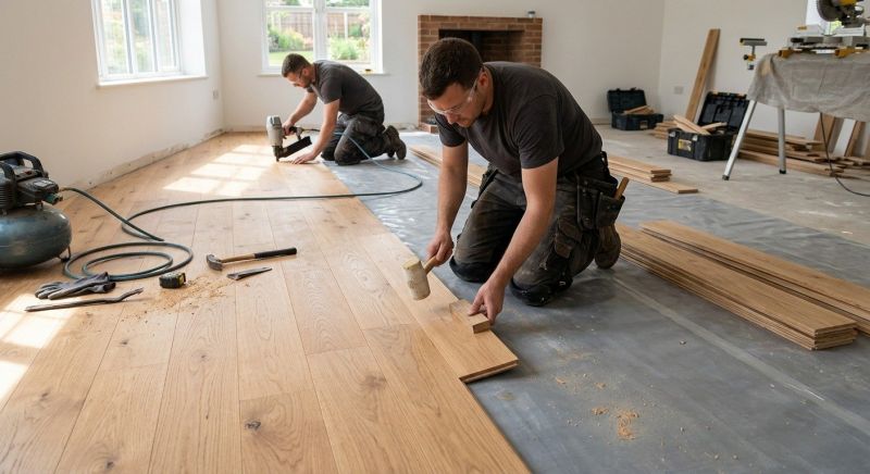Oak Floor Installation in Owings, MD