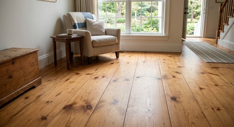 Pine Floor Installation in Bowie, MD