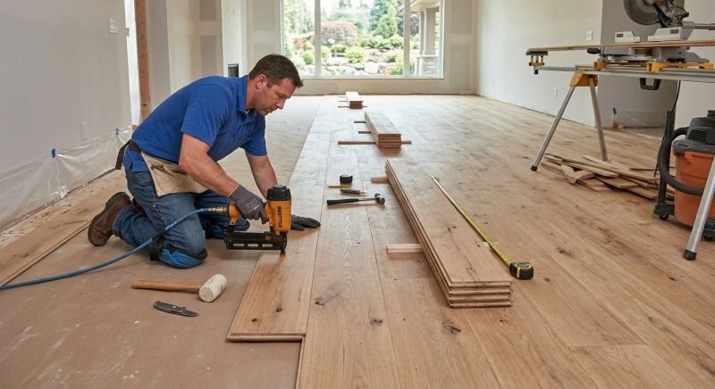 Plank Floor Installation in Bowie, MD