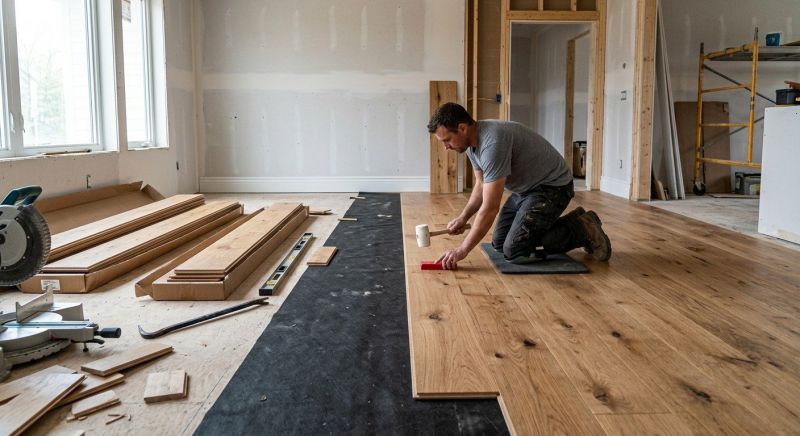 Plank Floor Installation in Bowie, MD