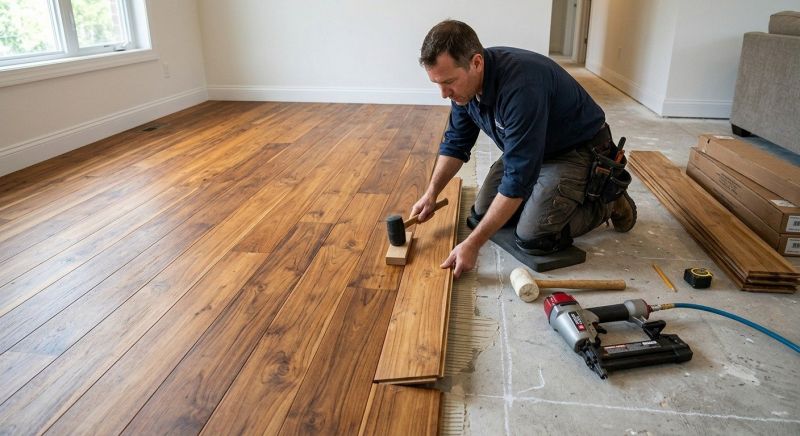 Teak Flooring Installation in Bowie, MD