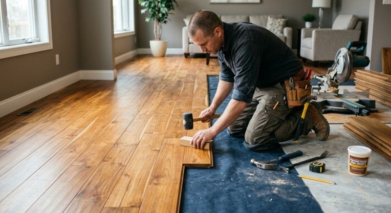 Teak Flooring Installation in Bowie, MD