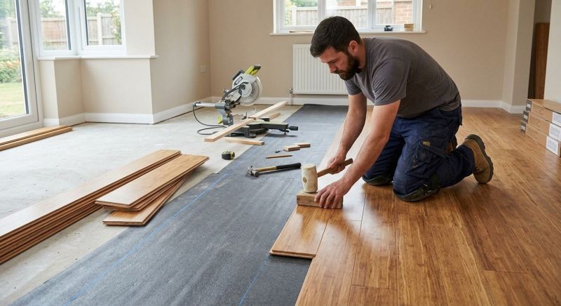 Teak Flooring Installation in Bowie, MD