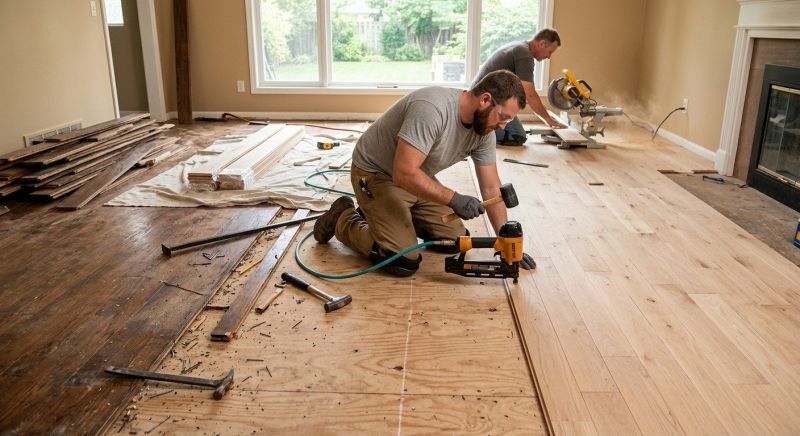 Wood Floor Replacement in Beltsville, MD