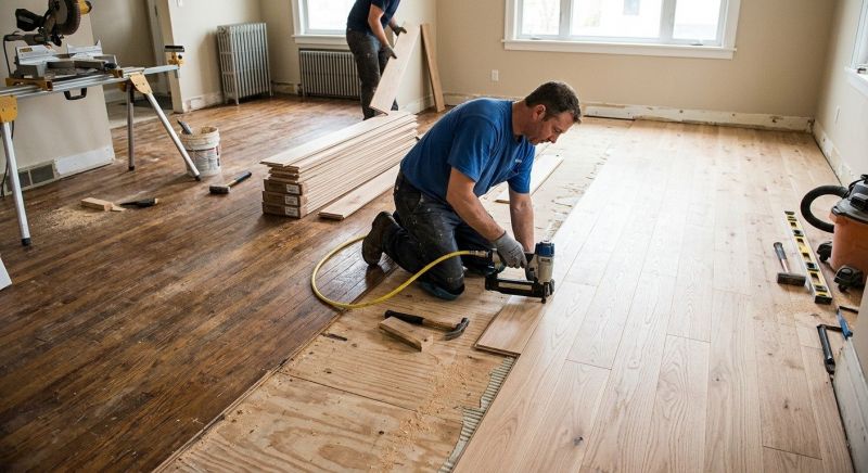 Wood Floor Replacement in Crofton, MD