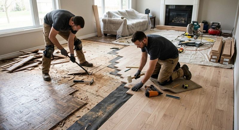 Wood Floor Replacement in Jessup, MD