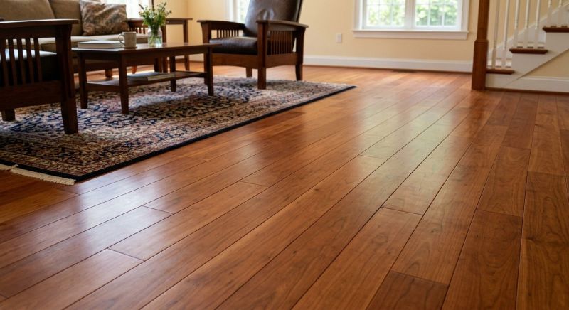 Cherry Floor Installation in Kensington, MD