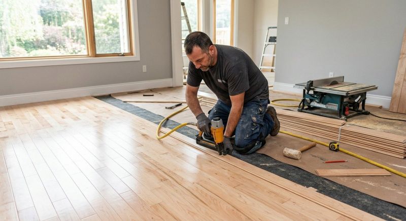 Maple Flooring Installation in Rockville, MD